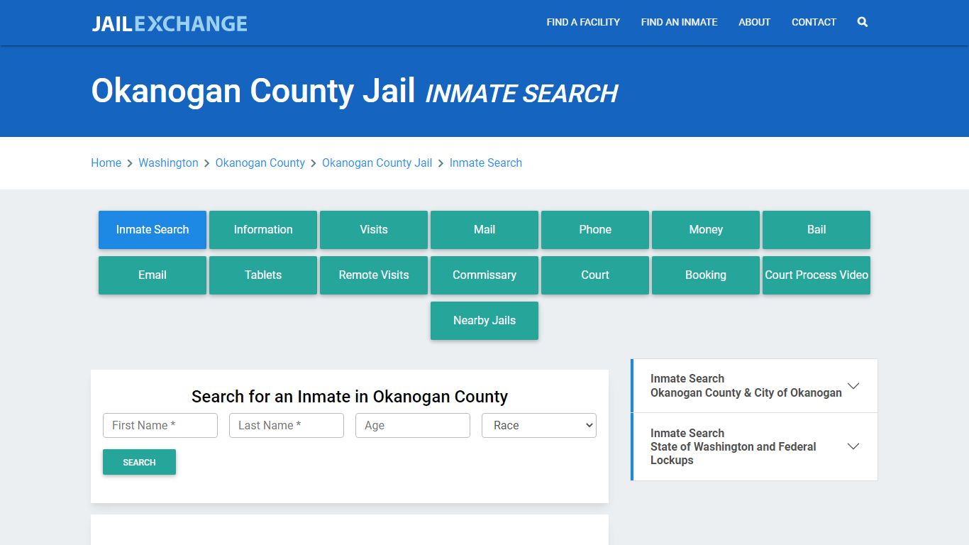 Okanogan County Jail, WA Inmate Search: Roster & Mugshots